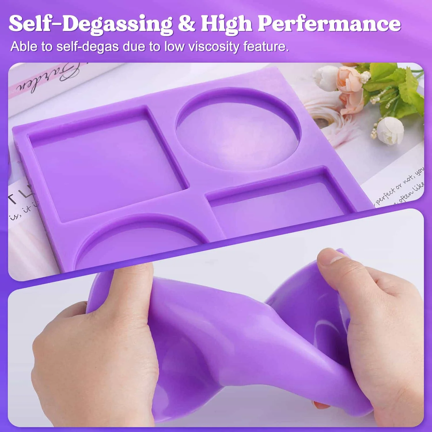 Liquid Silicone Rubber Kit - H - مراجعة Soap Making Silicone Molds وسعره