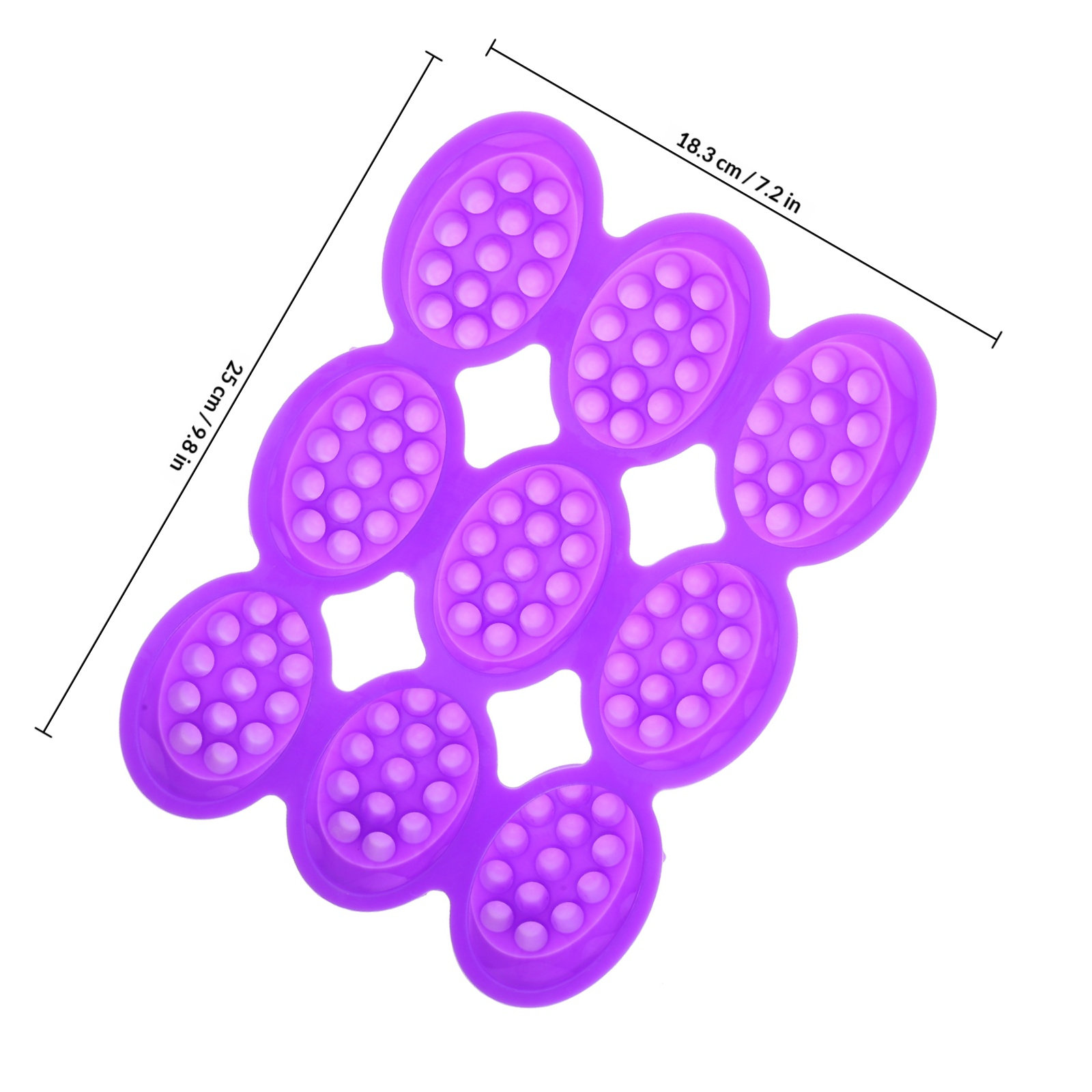 9 Hole Silicone Soap Mold Mass - مراجعة Soap Making Designs وسعره