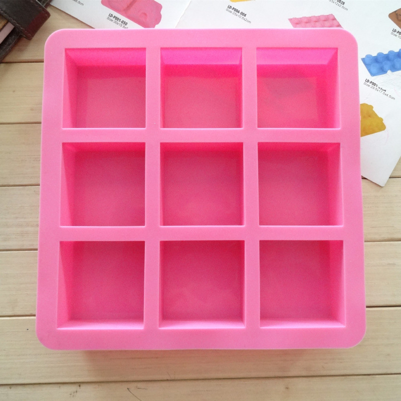 Square Silicone Cake Molds Cer - مراجعة Soap Making Material وسعره