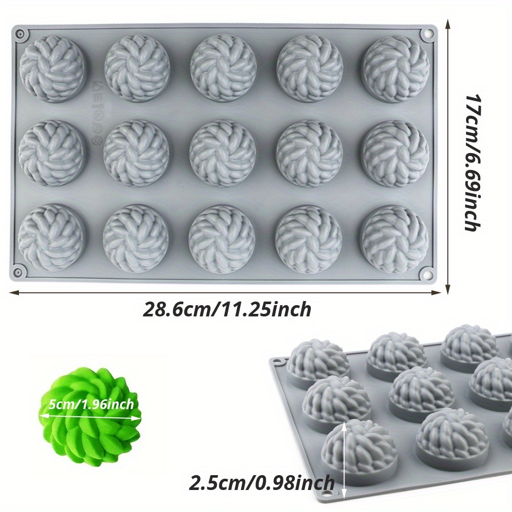 1Pc Cake Mold Santa Ana Floral - مراجعة Soap Making Designs وسعره