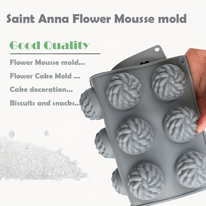 1Pc Cake Mold Santa Ana Floral - مراجعة Soap Making Designs وسعره