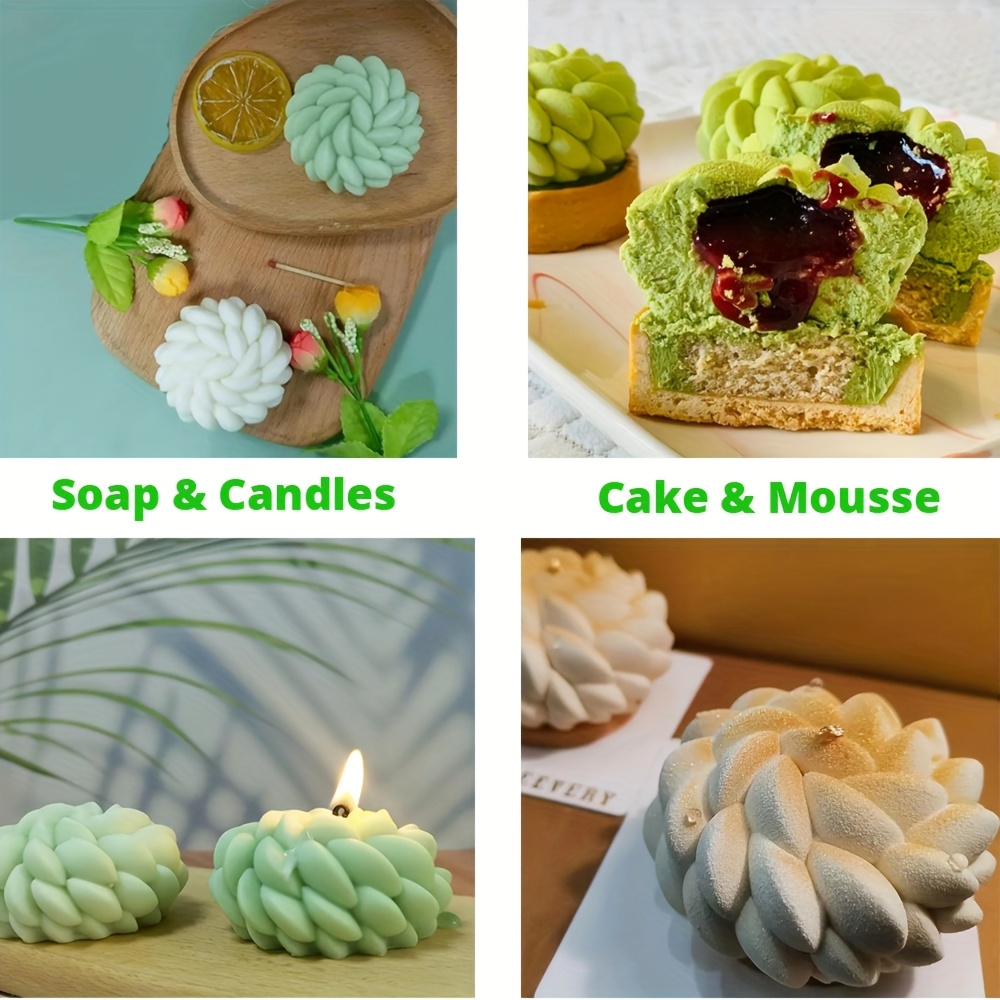 1Pc Cake Mold Santa Ana Floral - مراجعة Soap Making Designs وسعره
