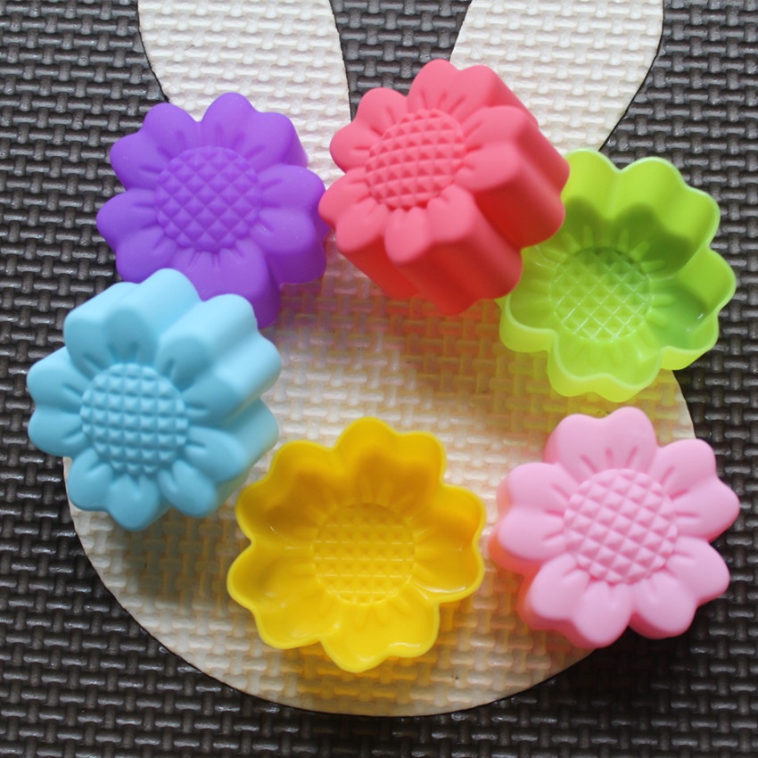 6 Pcs Set Non-Stick Flower Des - مراجعة Soap Making Silicone Molds وسعره