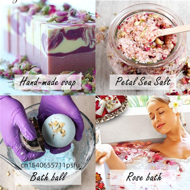 Premium Natural Pink Rose Drie - مراجعة Soap Making In Home وسعره