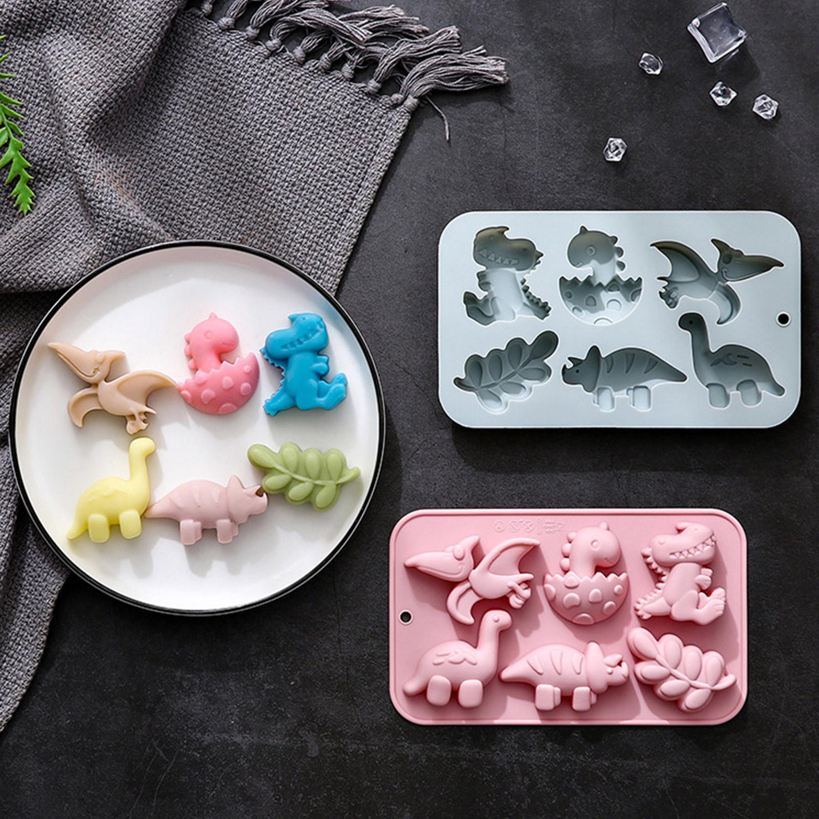 Silicone 6 Cavities Dinosaur J - مراجعة Soap Making Silicone Molds وسعره