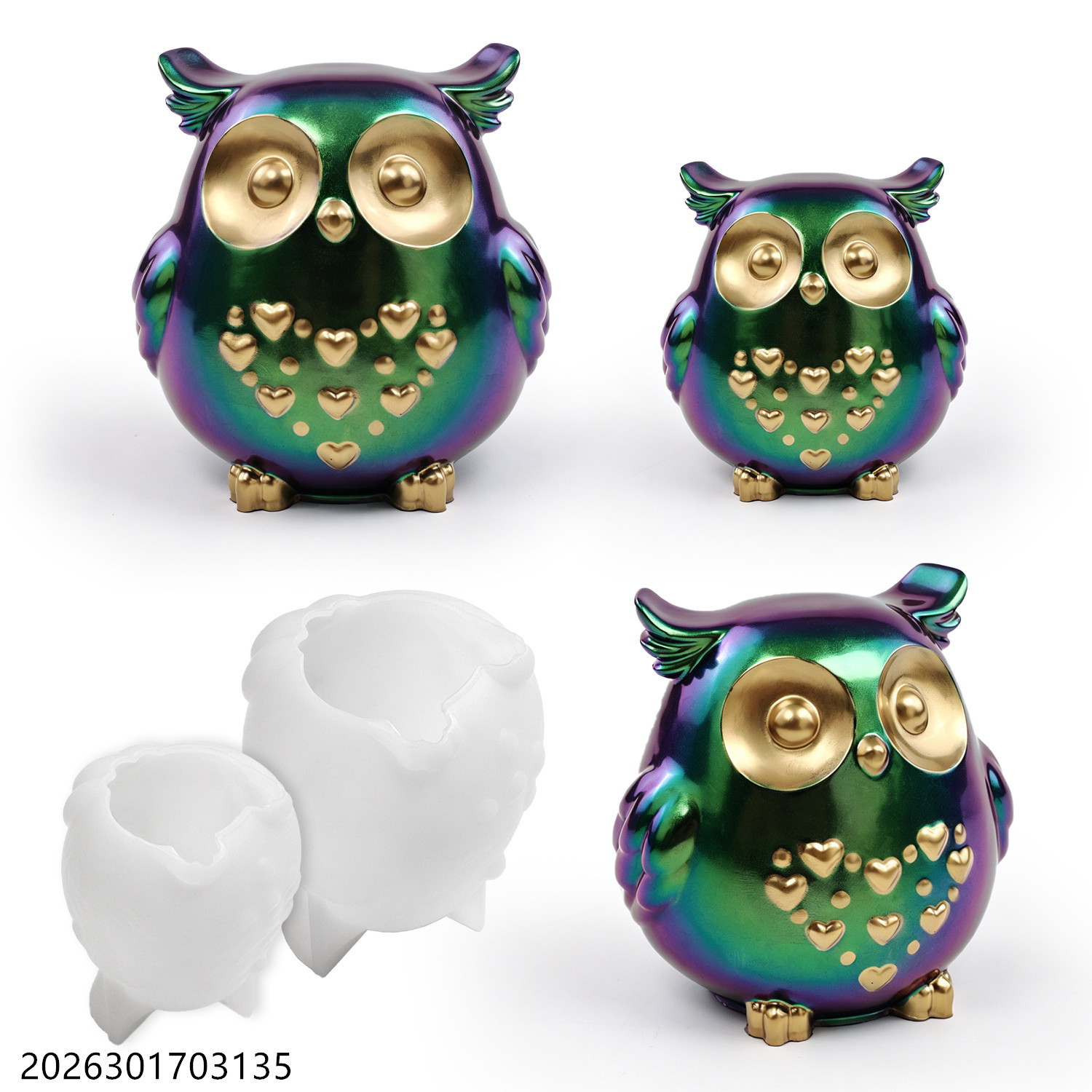 Owl Silicone Mold 3D Bird Shap - مراجعة Soap Making Silicone Molds وسعره