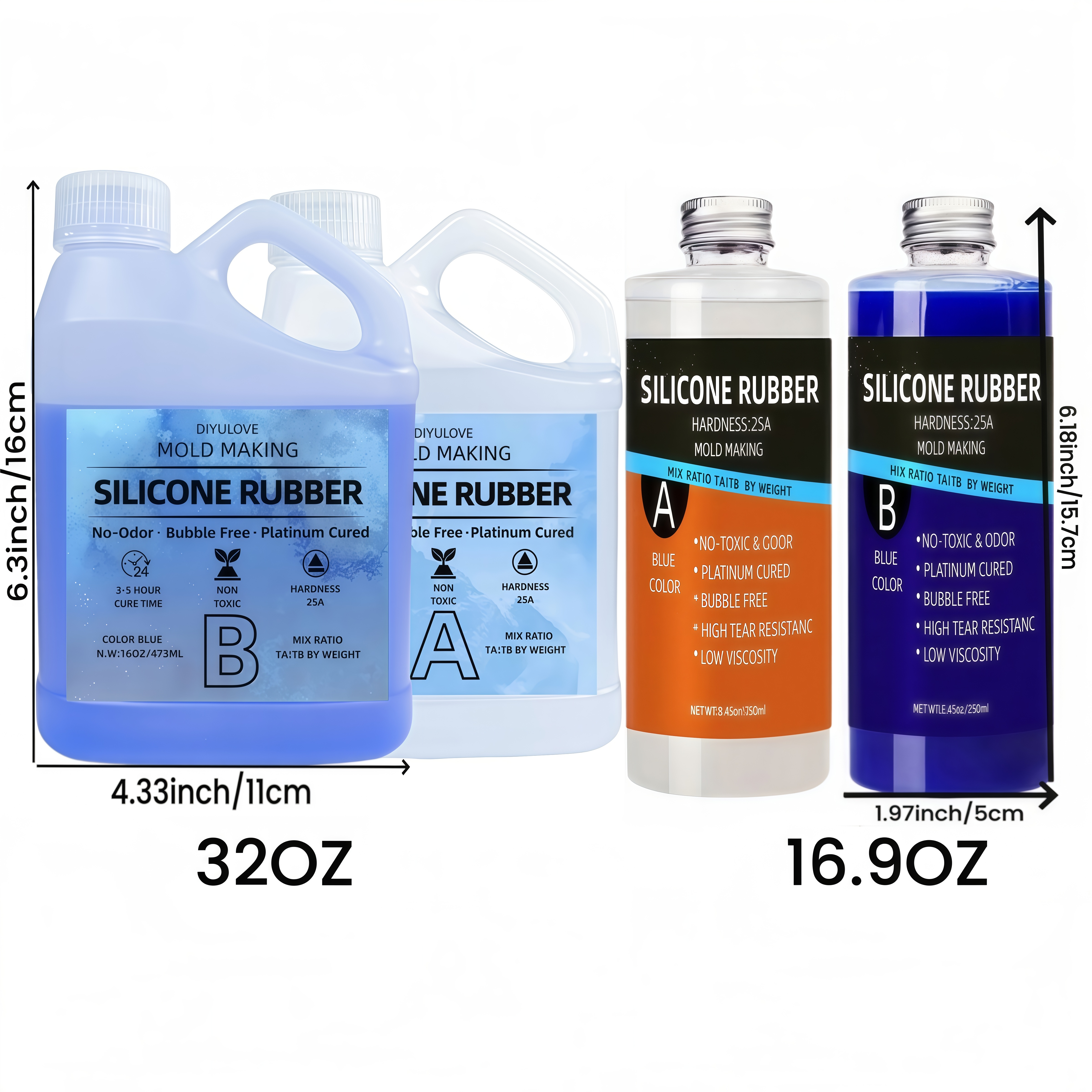32oz High-Performance Silicone - مراجعة Soap Making Silicone Molds وسعره